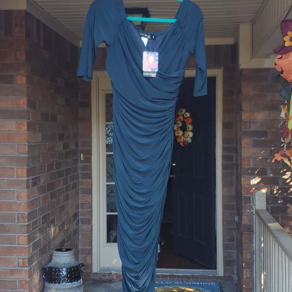 Dark green monica pinup girl clothing